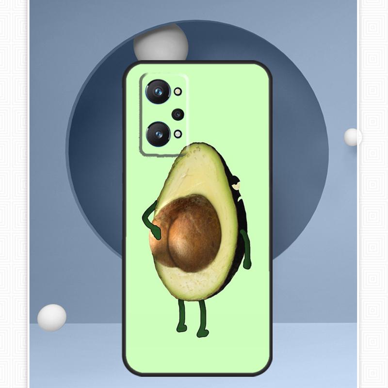 Funny Avocado Quotes For Realme C55 C33 C30 C21Y 10 Pro Plus GT Neo 5 3 3T Case For OnePlus 11 10 Pro Nord 2 2T