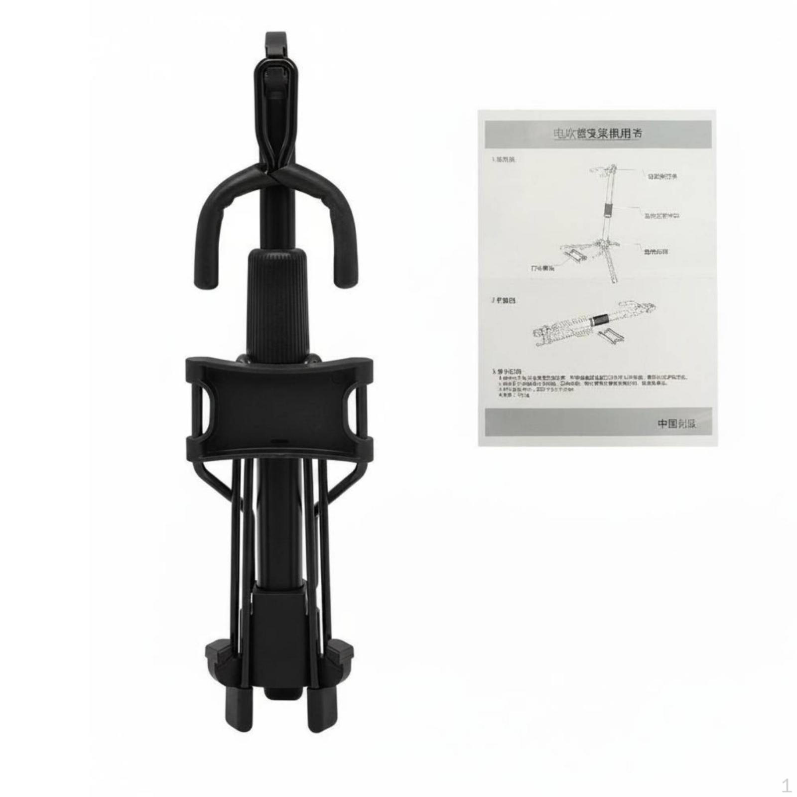 Electric Wind Instrument Stand Foldable Pipe Portable Folding Tripod for