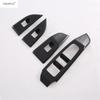 Car Inner Door Window Lift Button Handle Bowl Panel Frame Cover Trim For Nissan Qashqai J12  - 2026 Carbon Fiber Accessories