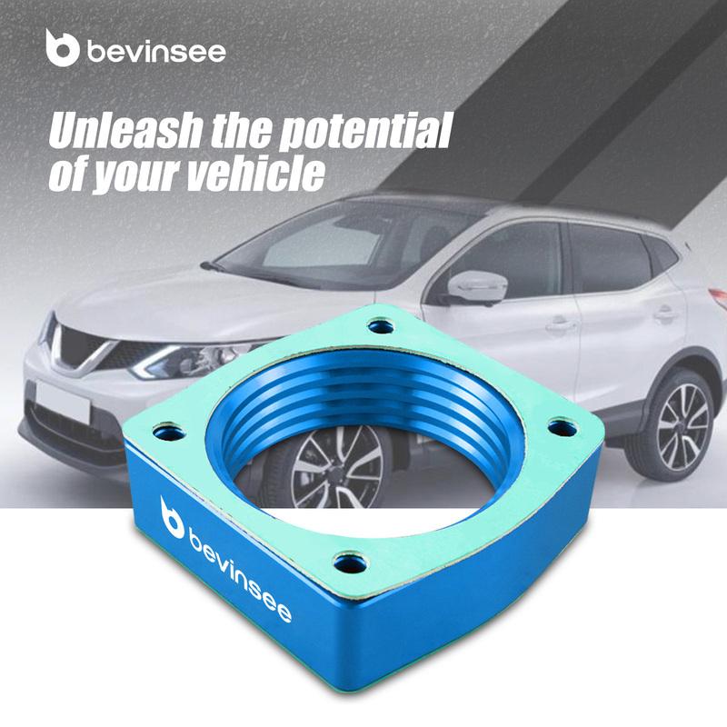 Aluminum Throttle Body Spacer for Nissan 350Z Altima Maxima 3.5L V6, for Infiniti G35 I35 FX35 3.5L V6, Only for VQ35DE Engine