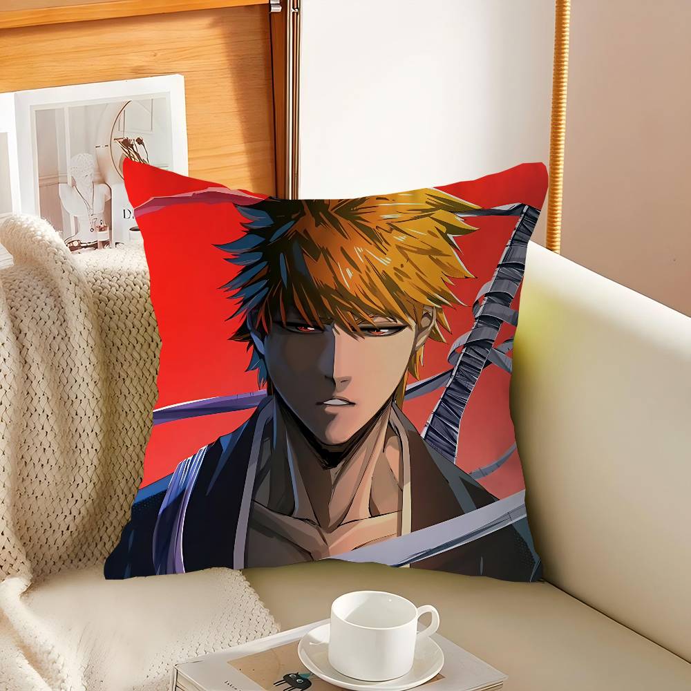 Kurosaki Ichigo Pillow Gift Home Office Decoration Pillow Bedroom Sofa Car Cushion CoverPillow Case