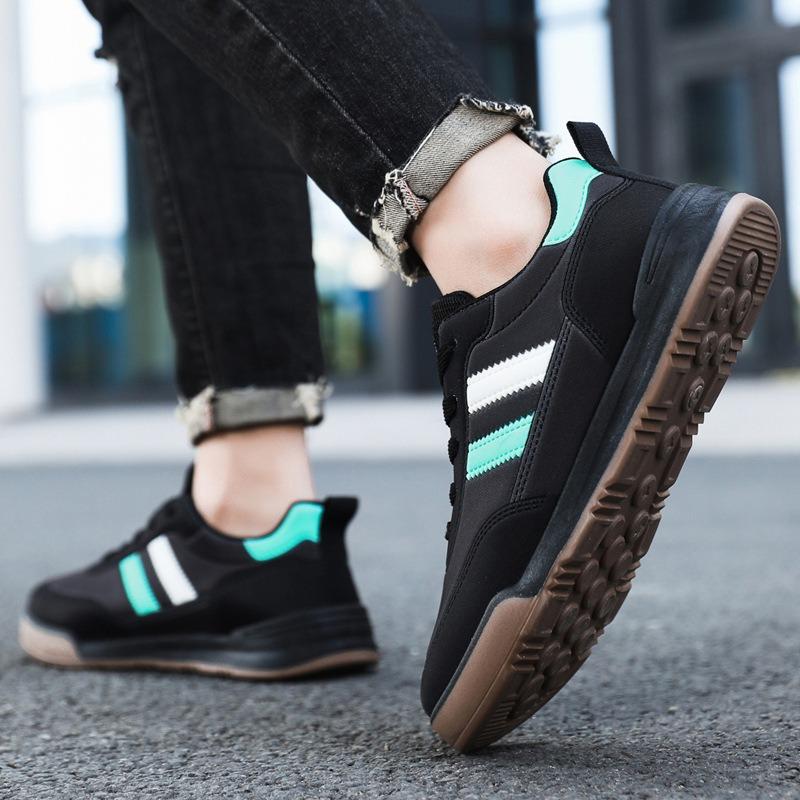 Men's Shoes Spring New Men's Casual Sports Shoes Trendy Fashion with Casual Running Lace-up Shoes Men