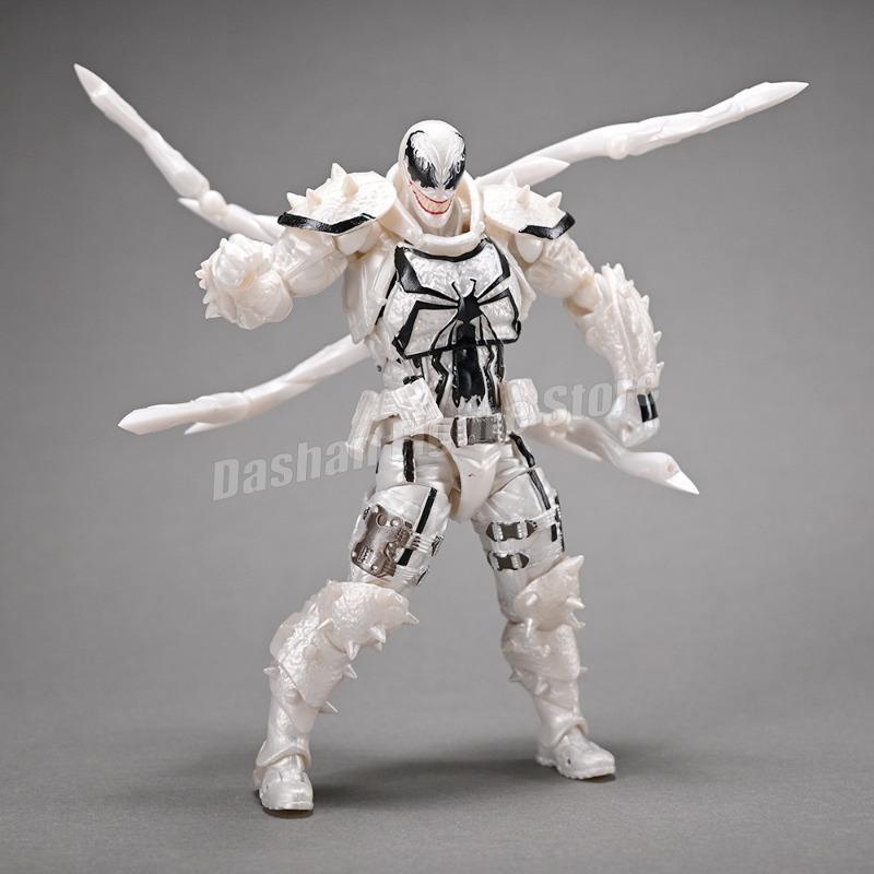 Revoltech Agent Anti-Venom Action Figure Model Toys PVC Collection Amazing Yamaguchi Agent Venom Eugene Thompson Figurine