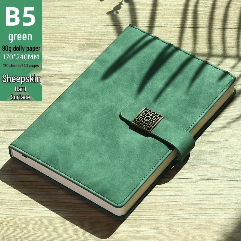 High-Quality A5 Leather Softcover Notebook for Students and Professionals