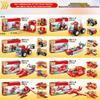 TOYLINX Building Blocks Models City Series Fire Station Truck Firefighter City Educational DIY Model Toys for Children Kid Gifts