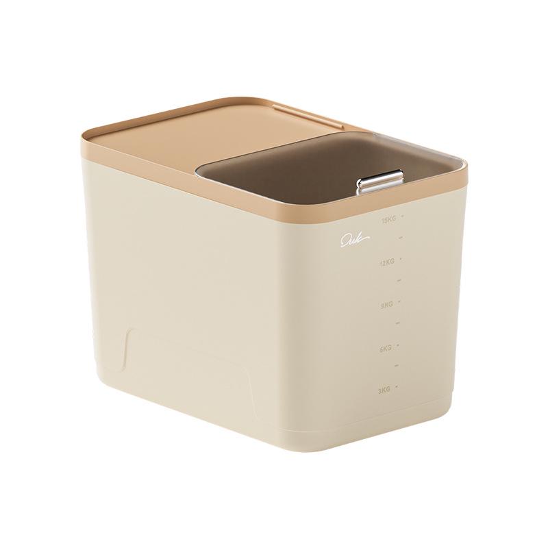 Rice Bin: Large Capacity, Dustproof, Moistureproof, Sealed Storage for Grains & Flour (2024 Model)