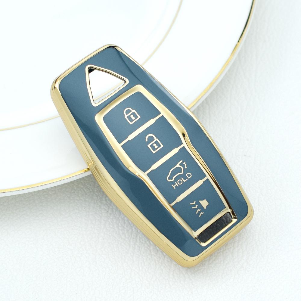 3 4 Tasten TPU Auto Remote Key Shell Fob Halter für Mitsubishi Outlander 2023 2022 Auto Smart Key Case Abdeckung Zubehör