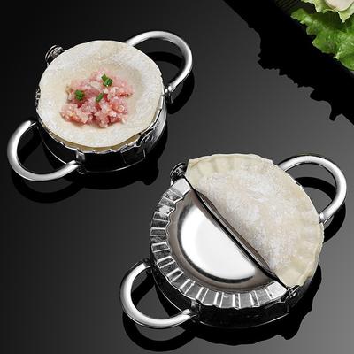 2 Pezzi Stampo per Ravioli Manuale Macchina per Ravioli Pressa Empanadas Ravioli Maker Metallo Strumento per Pressare Ravioli Accessori da Cucina