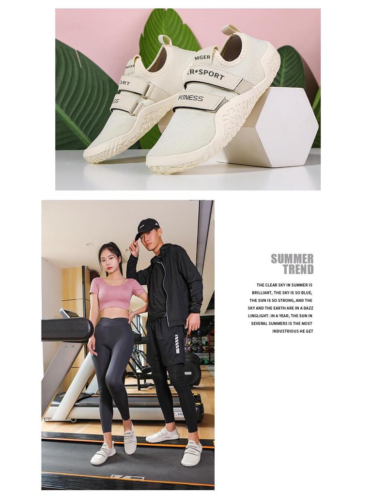 Men's and Women's Breathable Non-Slip Barefoot Training Shoes for Squats, Deadlifts, and Indoor Fitness