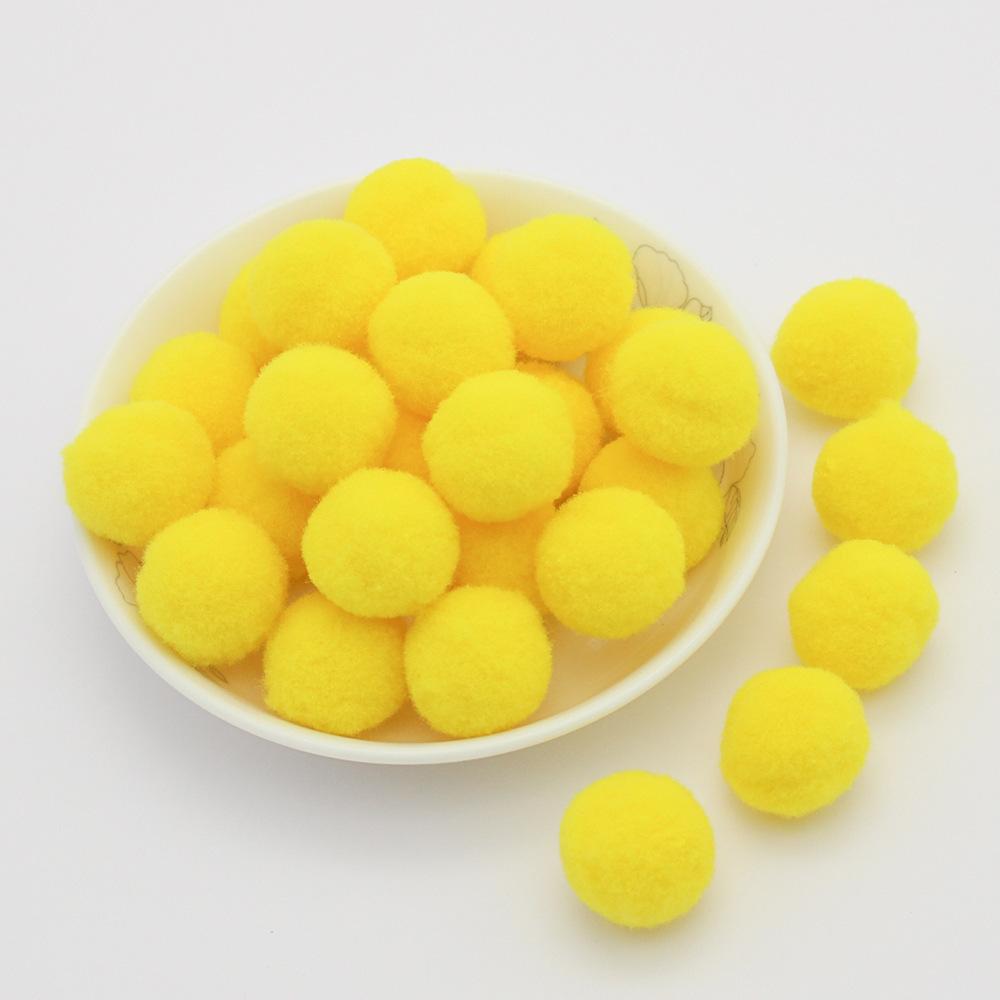 Colored Pompoms 81015202530Mm High Elasticity Soft Diy Pom Poms Fuzz Ball Pompom For Crafts Wedding Decor Kid Creative Toy