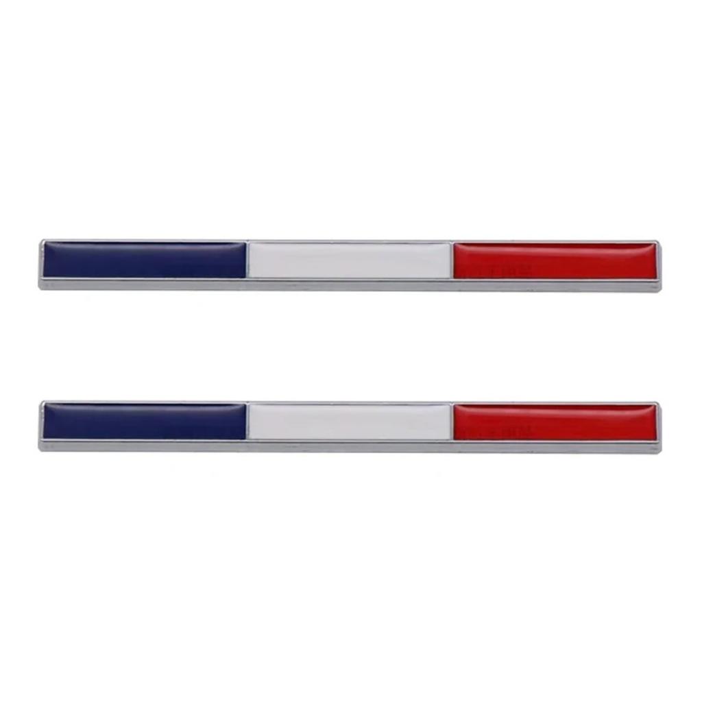 Adesivo Distintivo Bandiera Tricolore Germania Francia Italia Svezia in Metallo 3D Parafango Laterale Bagagliaio Posteriore Emblema Decalcomania