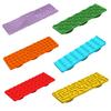 6Pcs/Set Silicone Sensory Bar Toy Stress Relief Textured Strip Quiet Home Office Work Decompression Relaxation