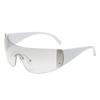Y2K Women's One-Piece Fashion Sunglasses - Large Frame, European & American Style