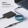 Hagibis USB 3.2 Extension Cable USB A Male to Female Braided Extender Cord Fast Data Transfer for Keyboard Mouse Printe SSD