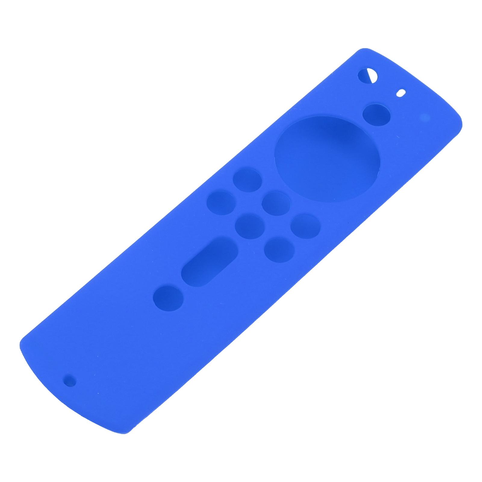 

Silicone Protective Case for Fire TV Stick 4K 2018 Remote Control Shockproof Anti Slip Protective Cover Blue синий