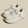 Frühling Hundert mit Kleine Weiße Schuhe Weibliche Dicke Unterseite Niedrigen Gang Erhöhung Schuhe Sport Casual Schuhe
