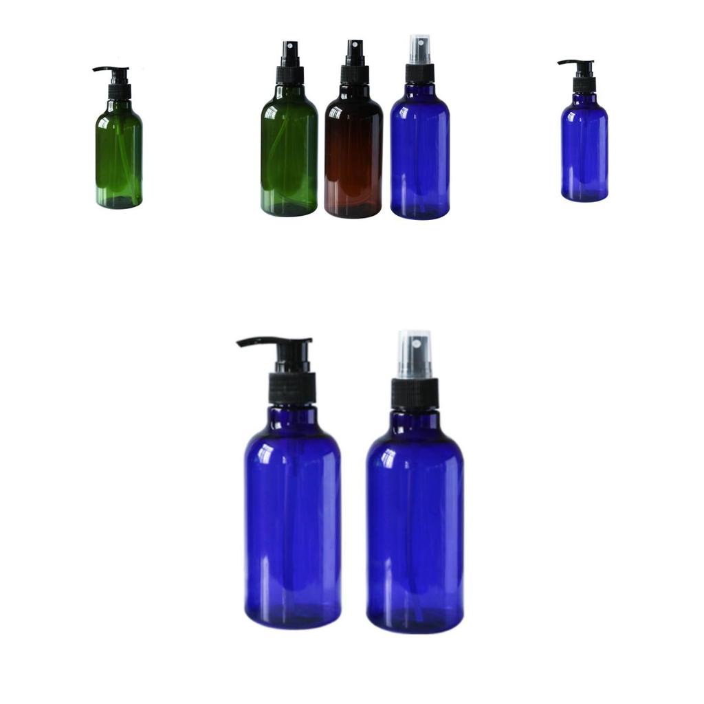 1pcs 250ml Plastic Pump Bottles Shampoo Shower Gel Jars Storage Containers For Facial Water And Essence Storage