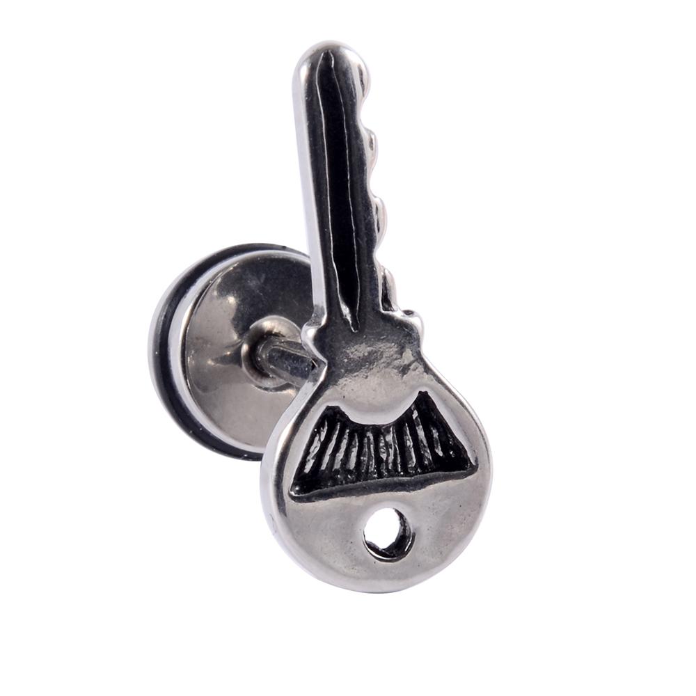 

1PC Пірсинг хряща козелка вуха з нержавіючої сталі Мочка троянди Сережка з квіткою середнього пальця Пірсинг хряща Helix Style O