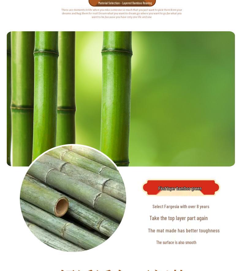 Free Shipping: Summer Bamboo Rattan Pillow Pair - Cool Green Ice Mat with Pillowcase