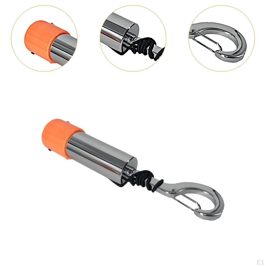 Accessori Scuba Rattle Rod Rumorosi Sottomarino Sonoro Compatto Conveniente Marino con Clip Facile