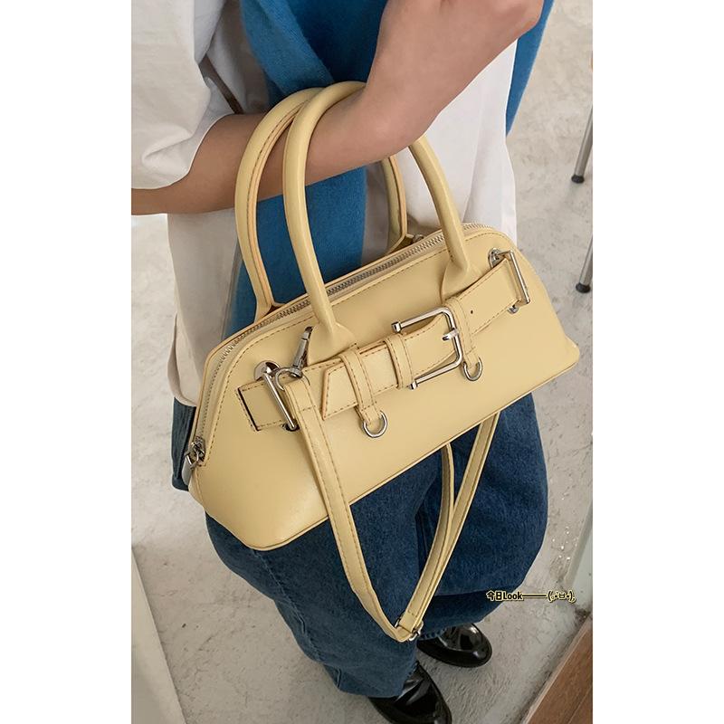 Korean version of spring fashion bag crossbody bag women's 2025 new simple hand-held shell bag versatile shoulder bag