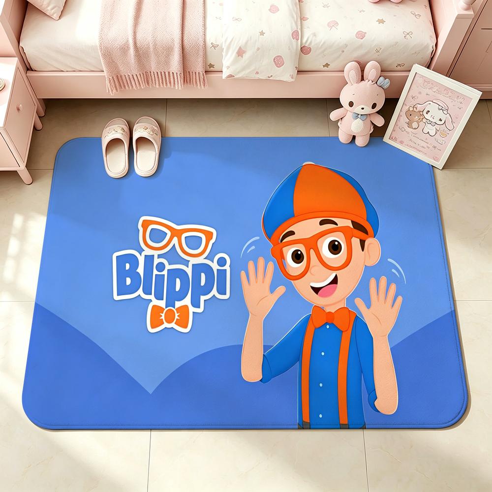 IP-BlippiS Floor Mat Bedroom Carpet, Bathroom Foot Mat, Doormat, Non-Slip Absorbent Multi-Use
