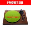 Silicone Slipmat Pad 12 In for Record Player Use with Center Hole Round Profile and Home Record Care Support Daily