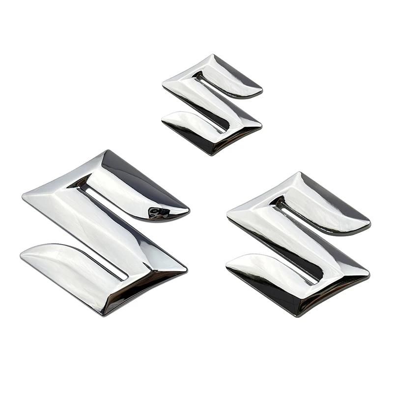 3ks/4ks Slitina Auto Přední Zadní Kufr Logo Znak Samolepka pro SUZUKI Swift Sport Jimny Grand Vitara Alto SX4 Alivio Samurai Bandit