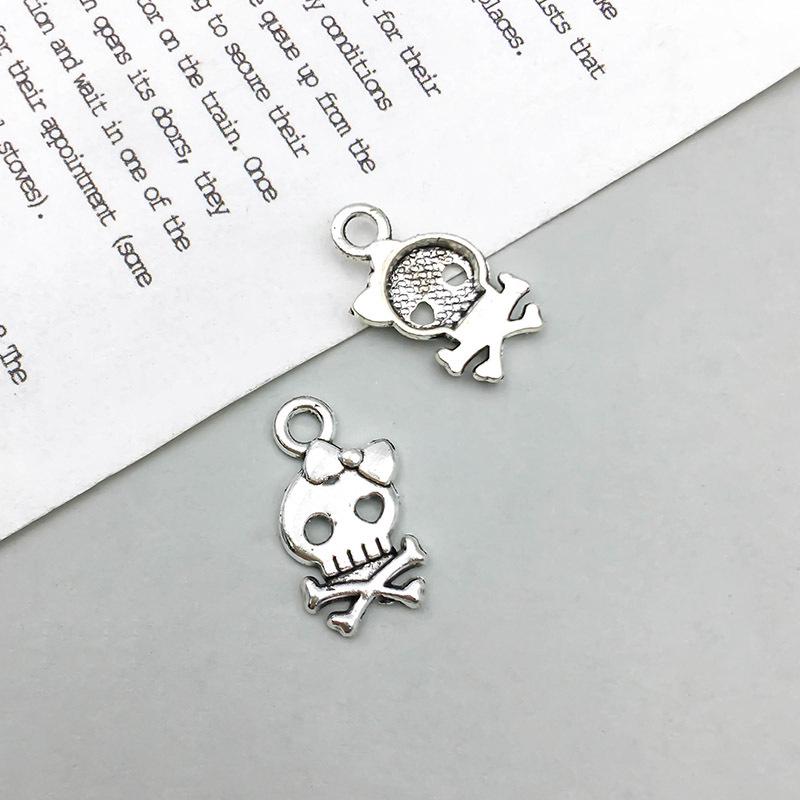 

Ретро Хелловінський Череп Металева Підвіска для DIY Сережок та Браслетів