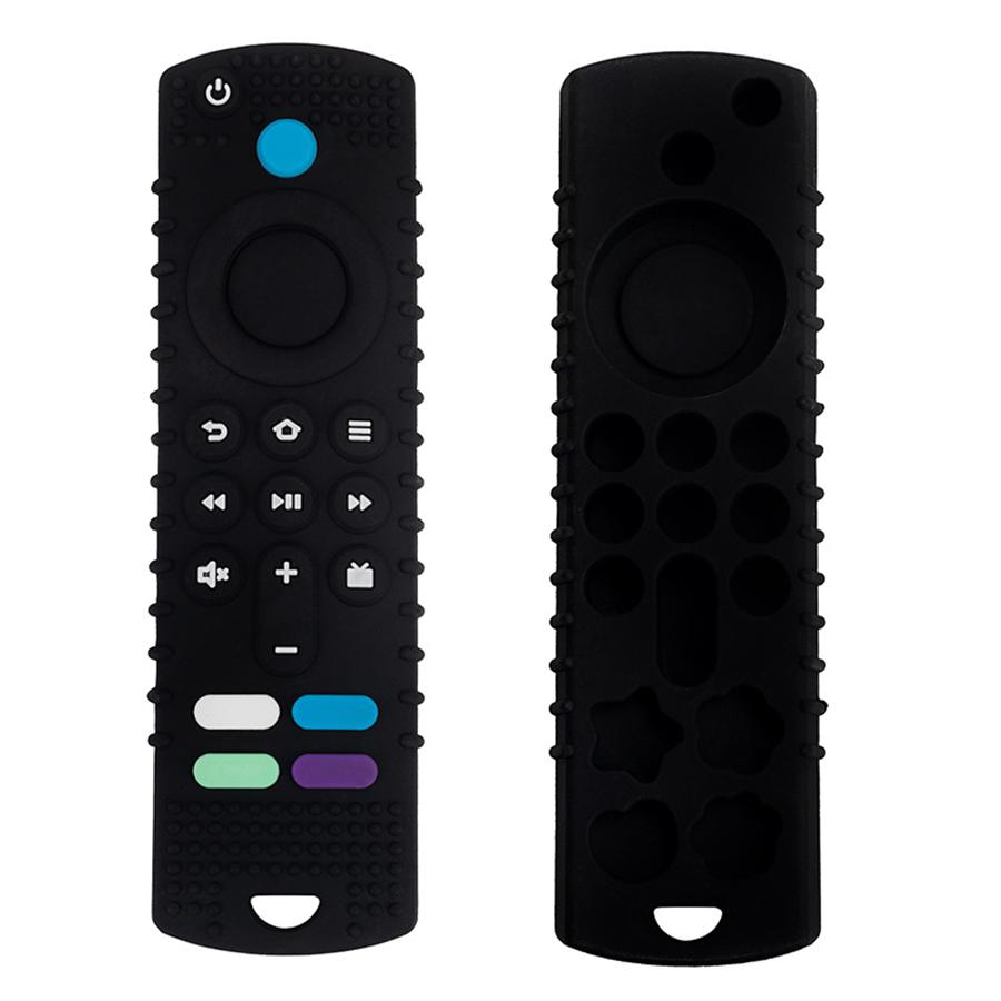 Silicone Teether Baby Anti-eating Hand Teething Stick Toys Simulation TV Remote Control Teether High Quality Teether