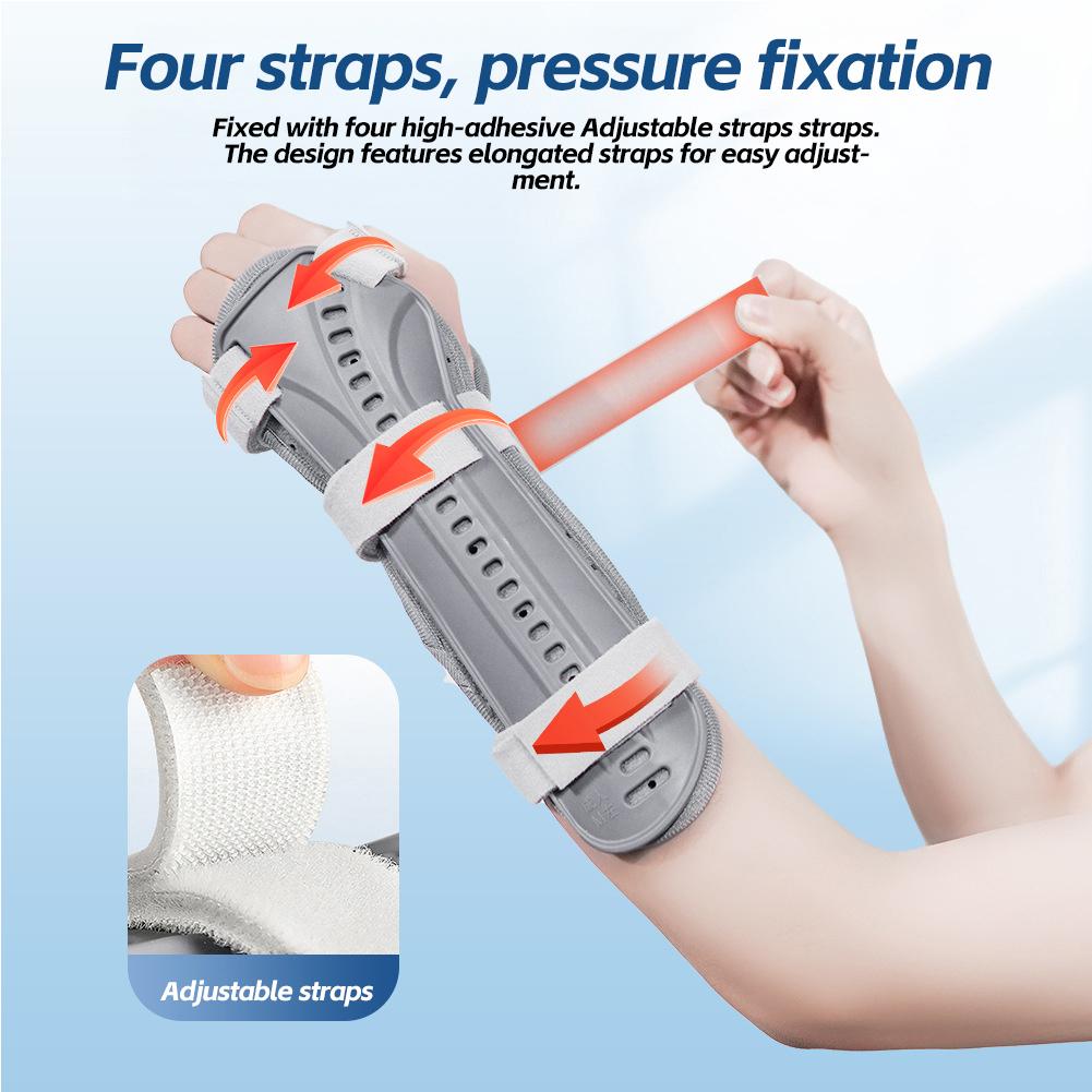 Wrist Immobilizer Splint Arm Care Fixation Sling Adjustable Typing Gym Tendinitis Relief Wrist Support Brace Sprain Carpal Tunnel Forearm Fracture