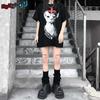 Harajuku Anime Printed Female Pure Cotton T-shirt Aesthetic Loose Women T-shirt Hip Hop Grunge Casual Oversized Japanese Streetwear Ladies Top Tshirts
