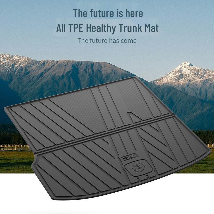 Huawei Shangjie H5 Trunk Mat: 3W All-TPE, Compatible with HarmonyOS, Car Accessory for Smart Travel.