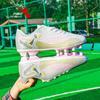 New Football Shoes Men's and Women's TF Students Anti-skid Competition Children's Adult Long Nails High Top AG Training Shoes MBW507