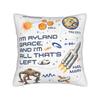 Printed Eridani-Rocky Project Hail Mary Ryland Grace Pillowcase Polyester Cushion Cover Decoration Book Pillow Case Cover Home