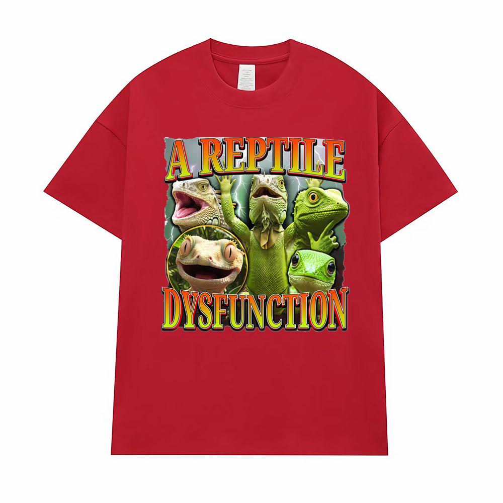 Funny Bearded Dragon Gift A Reptile Dysfunction Gift T Shirt Unisex Unisex High Quality Streetwear Tshirt Oversized Oneck T Shirts