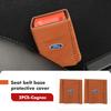 For Ford Car Seat Belt Buckle Clip Protector Suede Anti-Scratch Cover Auto Accessories Escort KA Flex Everest KA Expedition