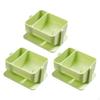 Rotating Makeup Sponge Holder, Breathable Organizer and Storage Box for Bathroom Vanity White 1