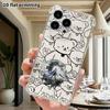 Phone case: 2D flat suitable for iPhone 18 17 16 15 14 13 Pro, transparent four corner protective case, wolf ear girl, Christmas and Halloween gift