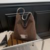 Suede Bag Women's Large-capacity Autumn and Winter Versatile Shoulder Bag Textured Commuter Tote Bag