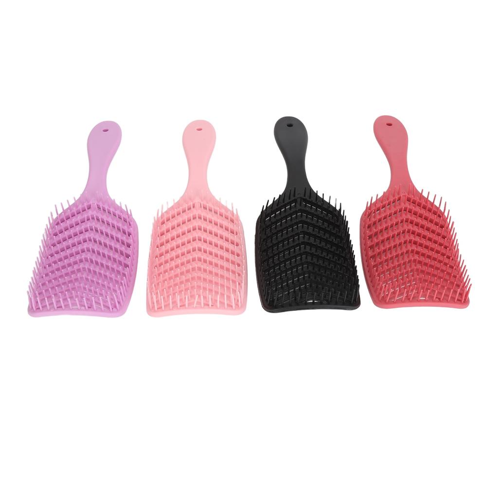 4pcs Vent Detangling Brush Faster Drying Time Scalp Massage Anti Slip Handle Blow Dry Vent Brush for Thick Thin Hair