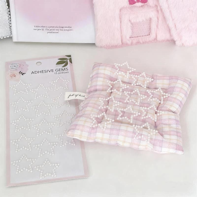

1/2 Sheets 3D Acrylic DIY Angel Wings Crystal Stickers Fish Cakes Sparkly Rhinestone Decals Decor Self Adhesive Jewelry Crafts