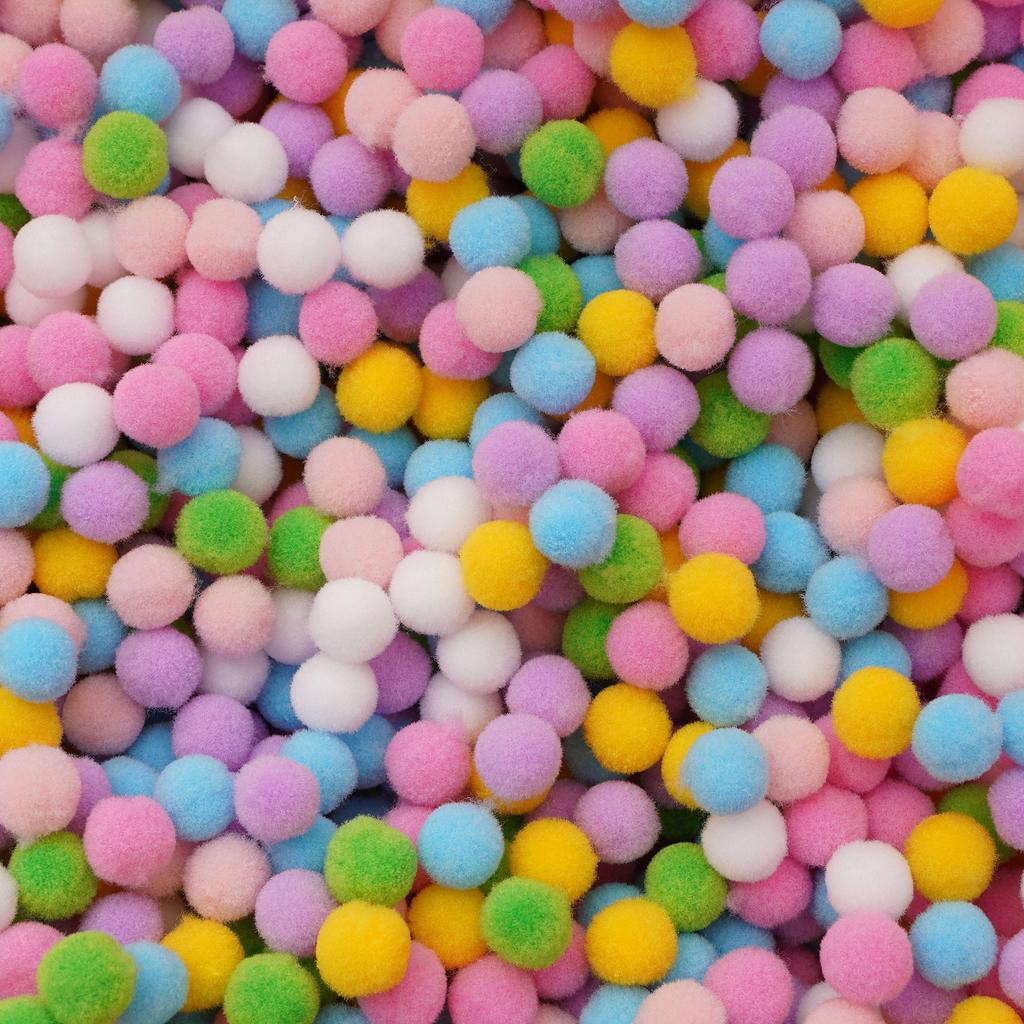 20-200 Stück Bunte Pompon-Plüschbälle Gemischte Farbe Kreatives Kinder-Handarbeitsmaterial Glitzer-Schaumstoffball DIY Bastelbedarf