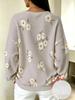 Fashion gradient striped waffle button hoodie