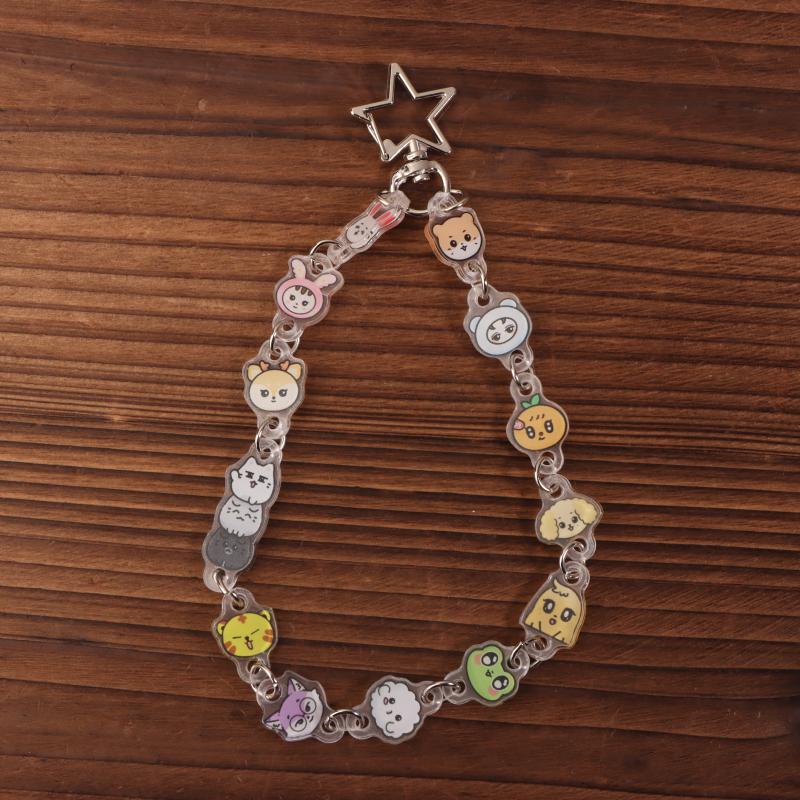 2025 Anime Acrílico Kpop Chaveiro Acessórios Pingente de Desenho Animado Bonito Criativo Enfeite de Bolsa Chaveiro de Carro Amigos Fãs Presentes