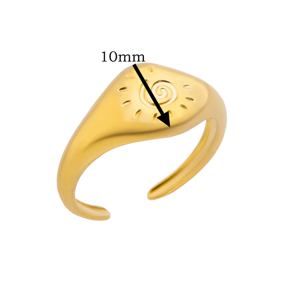 316L Stainless Steel Ring for Women Gold Color Rings Female Vintage Wedding Jewelry 2024 Trendy Accessories Birthday Gift Anillo