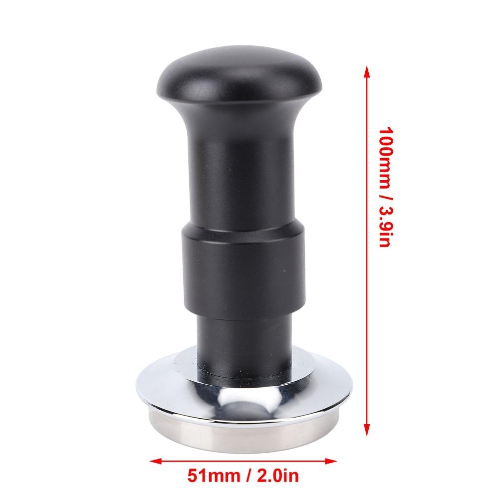 Stainless Steel Base Constant Pressure Tamper Coffee Grounds Tamper  For Home Use 51mm