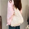 Shopping Bag 5 Colors Ladies Handbag Handmade Wool Knitting Bag Wool Vintage Knitting Bag For Beach Daily Work Party