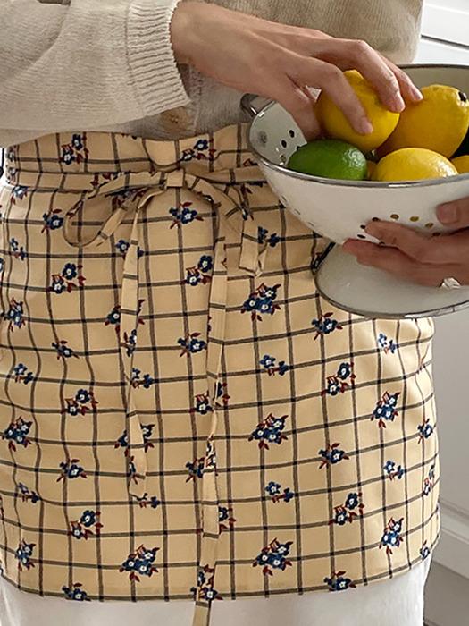Lemonbaseball Livingclub Linden Half Apron beige