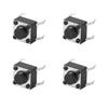 100 buc Comutator Tactic Momentan cu Buton Apăsător Mini Micro Comutator Tactic Accesoriu 6 x 6 x 5mm